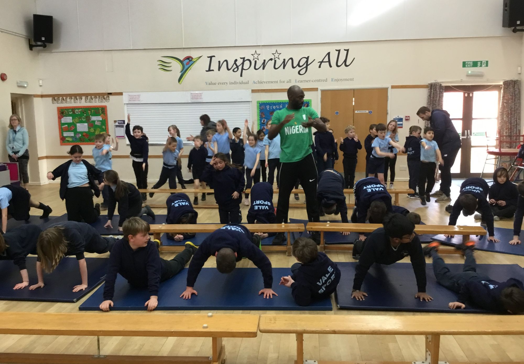 Gold medal-winning athlete inspires Epsom pupils