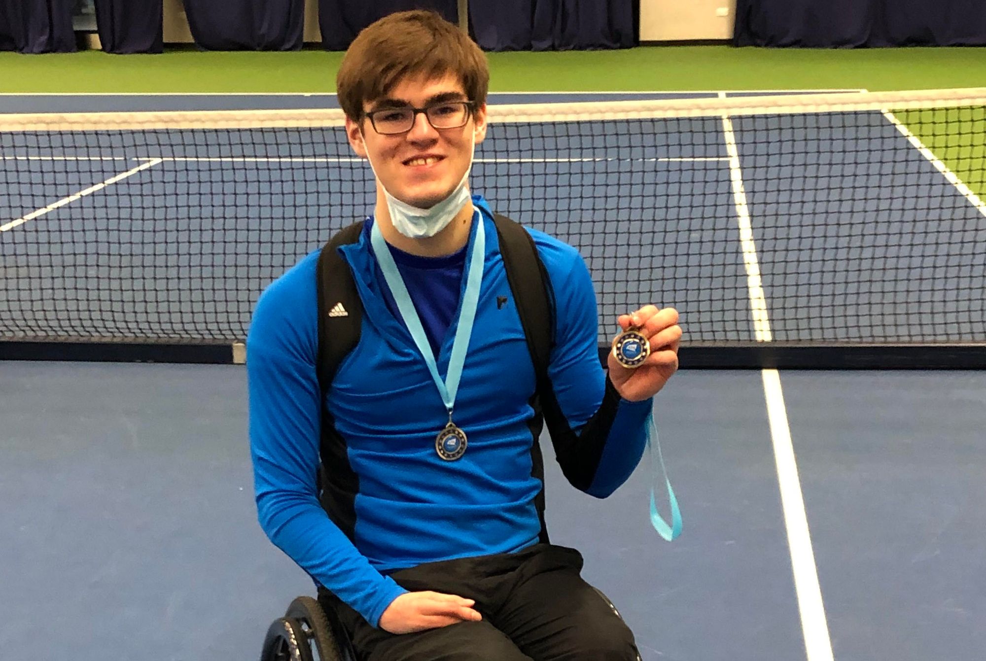 Deganwy student comes out top in wheelchair tennis competition