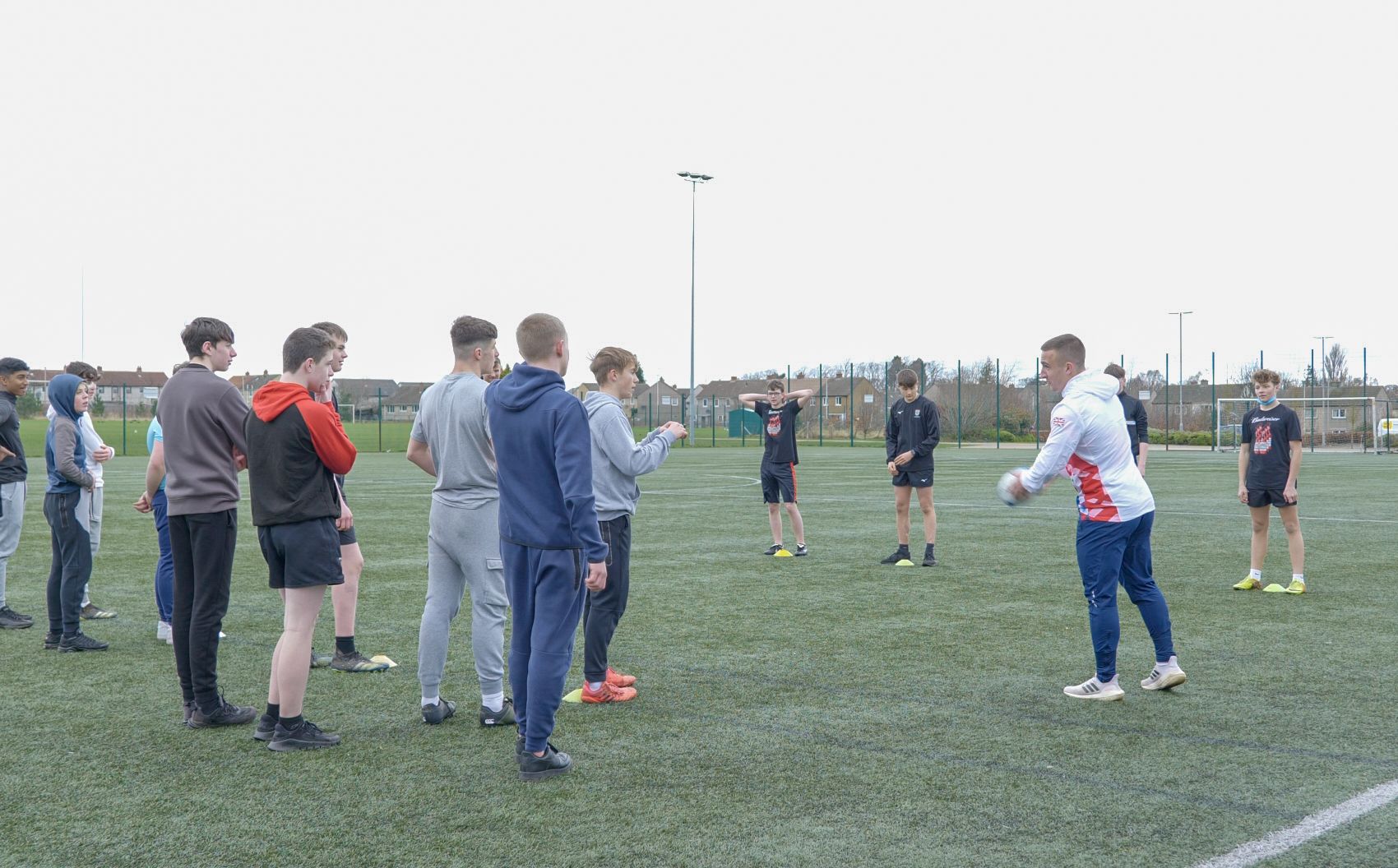Bonnyrigg students take part in rugby sessions with team GB Olympic player