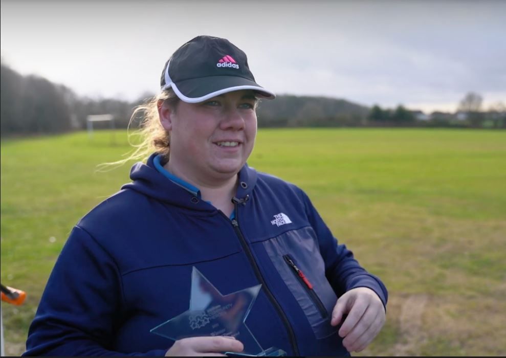Warwickshire mum of two wins community hero award