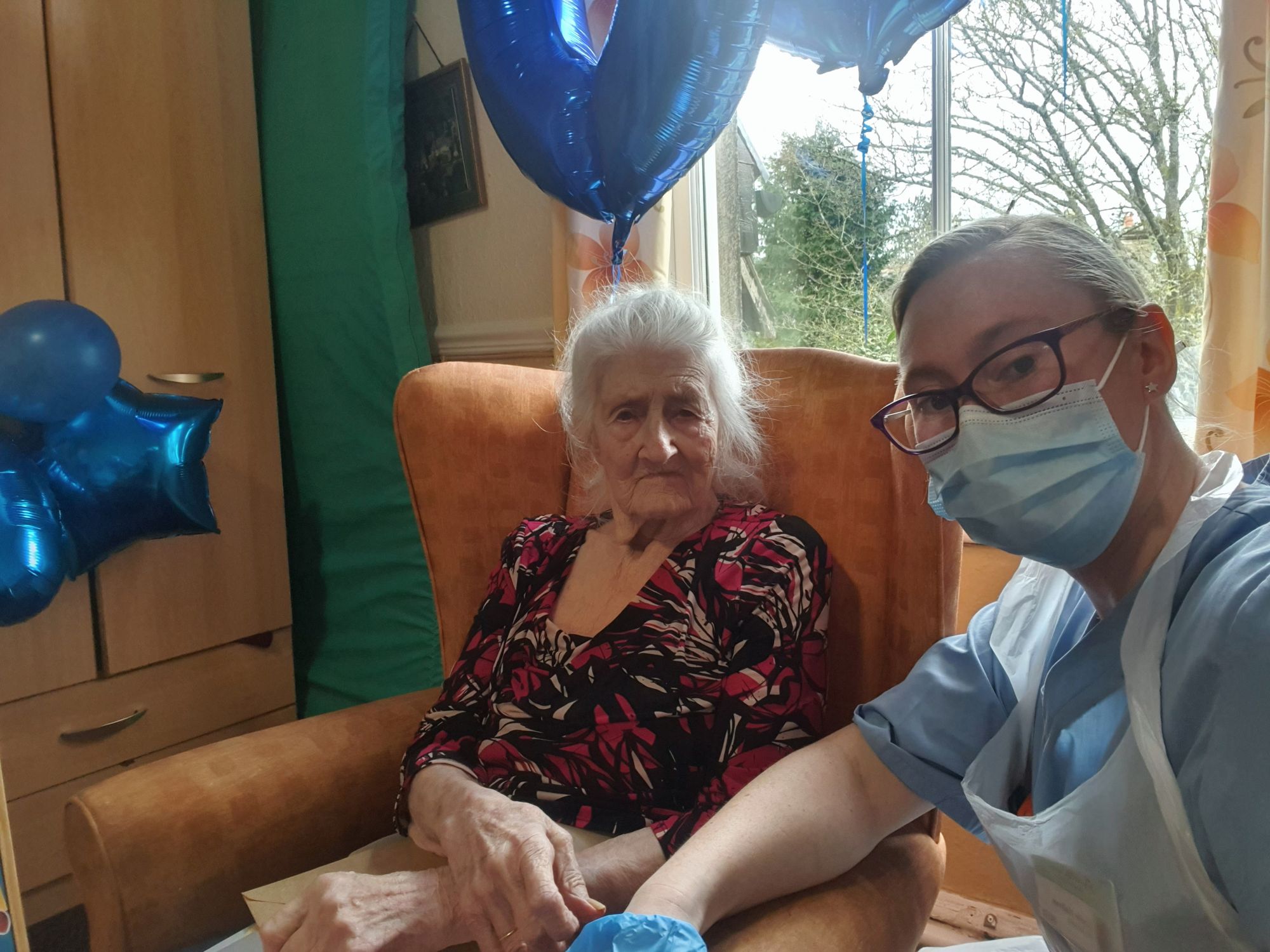 Buxton care home resident celebrates milestone birthday