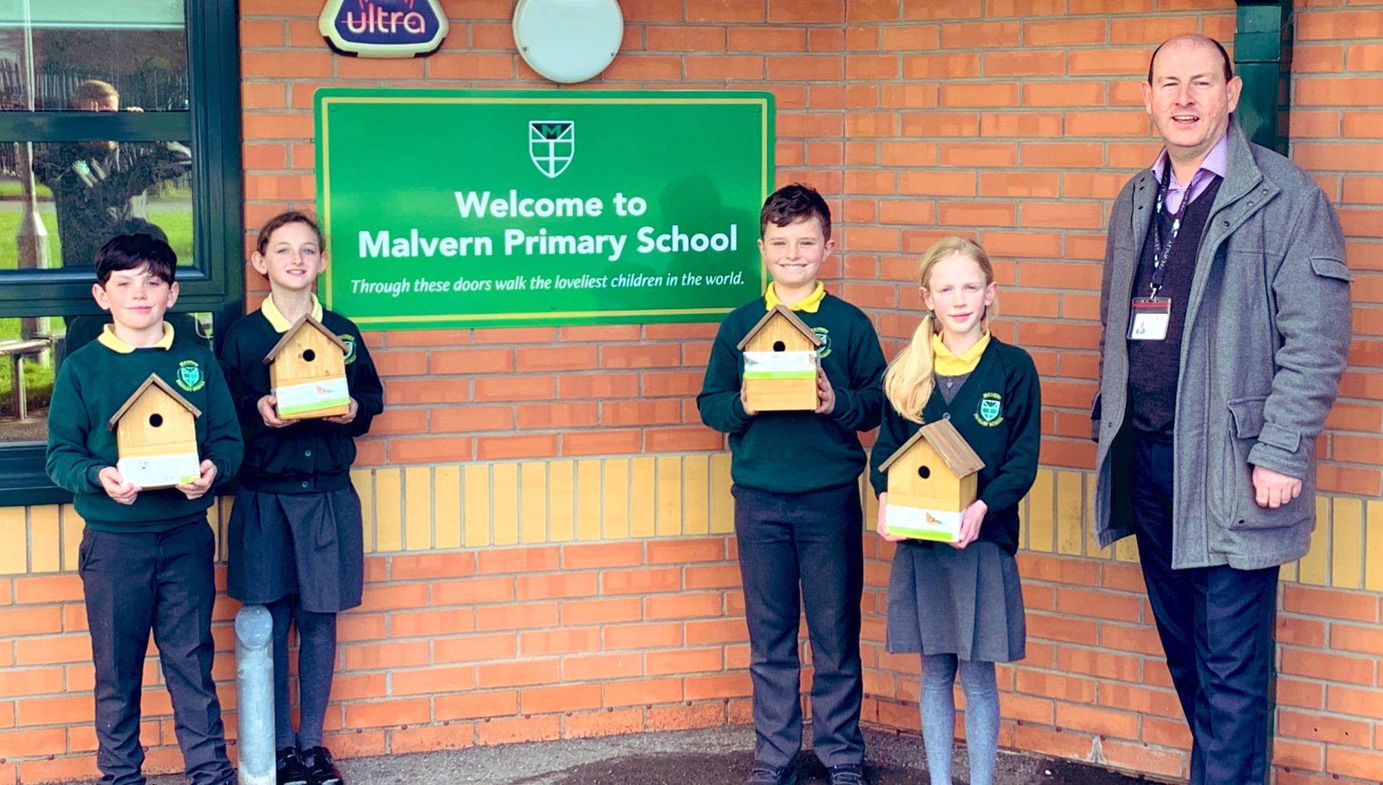 Feathered friends fly into new homes at two Knowsley schools