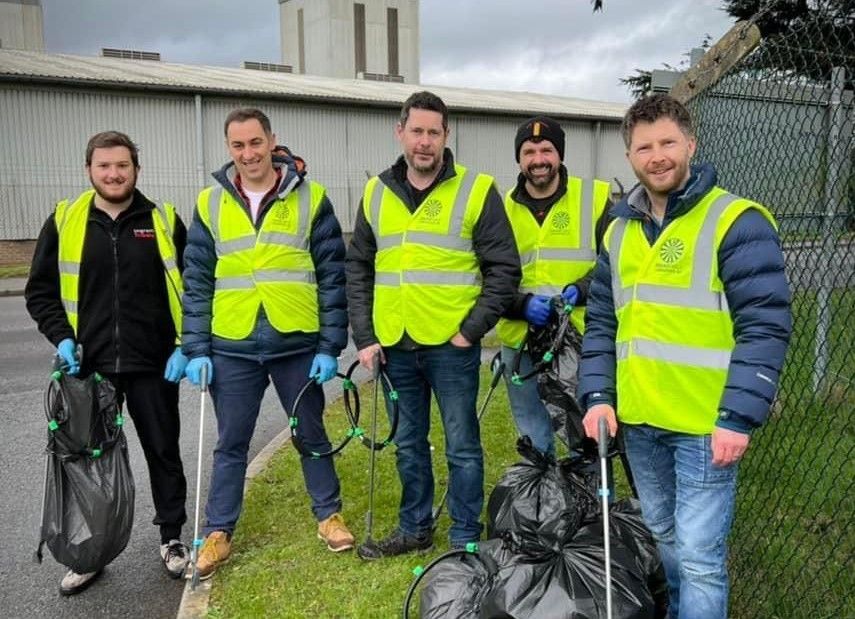 Community 'spring clean' of Carmarthen well under way