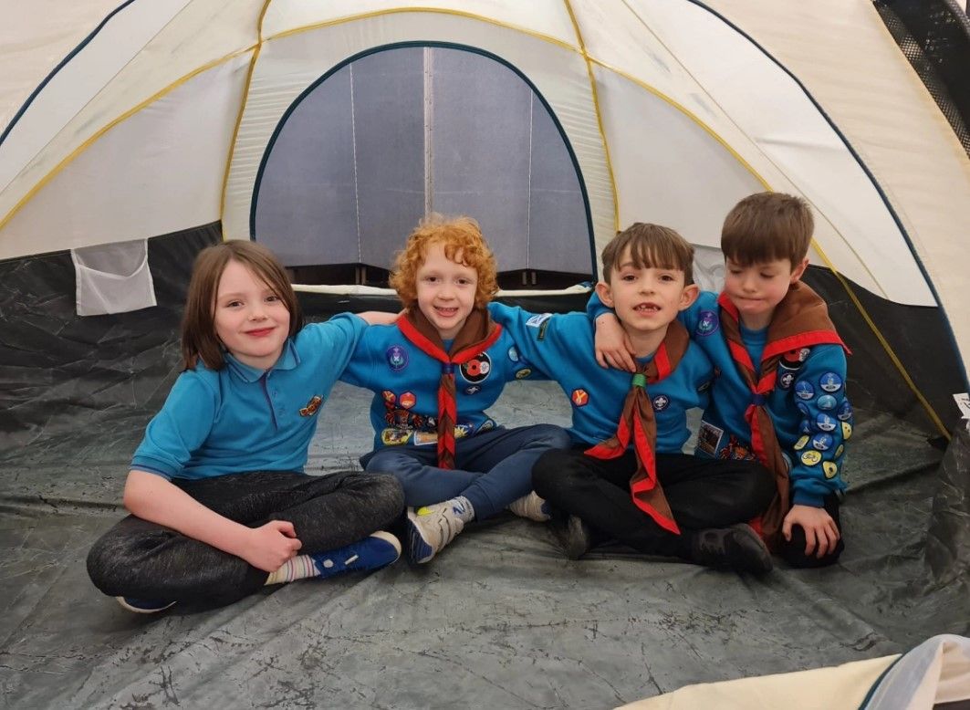 Eager Beavers return with an  Ayrshire indoor campsite