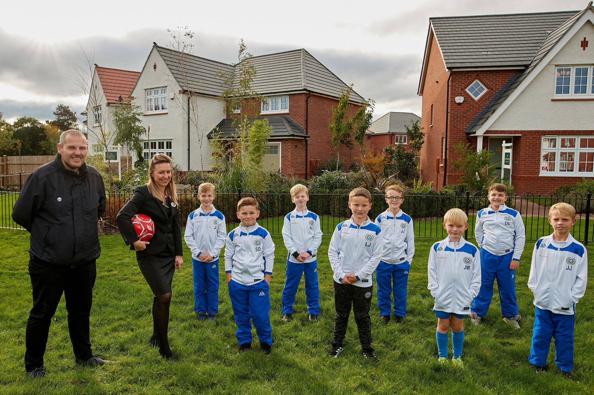 Developer helps kit out Great Sutton football team
