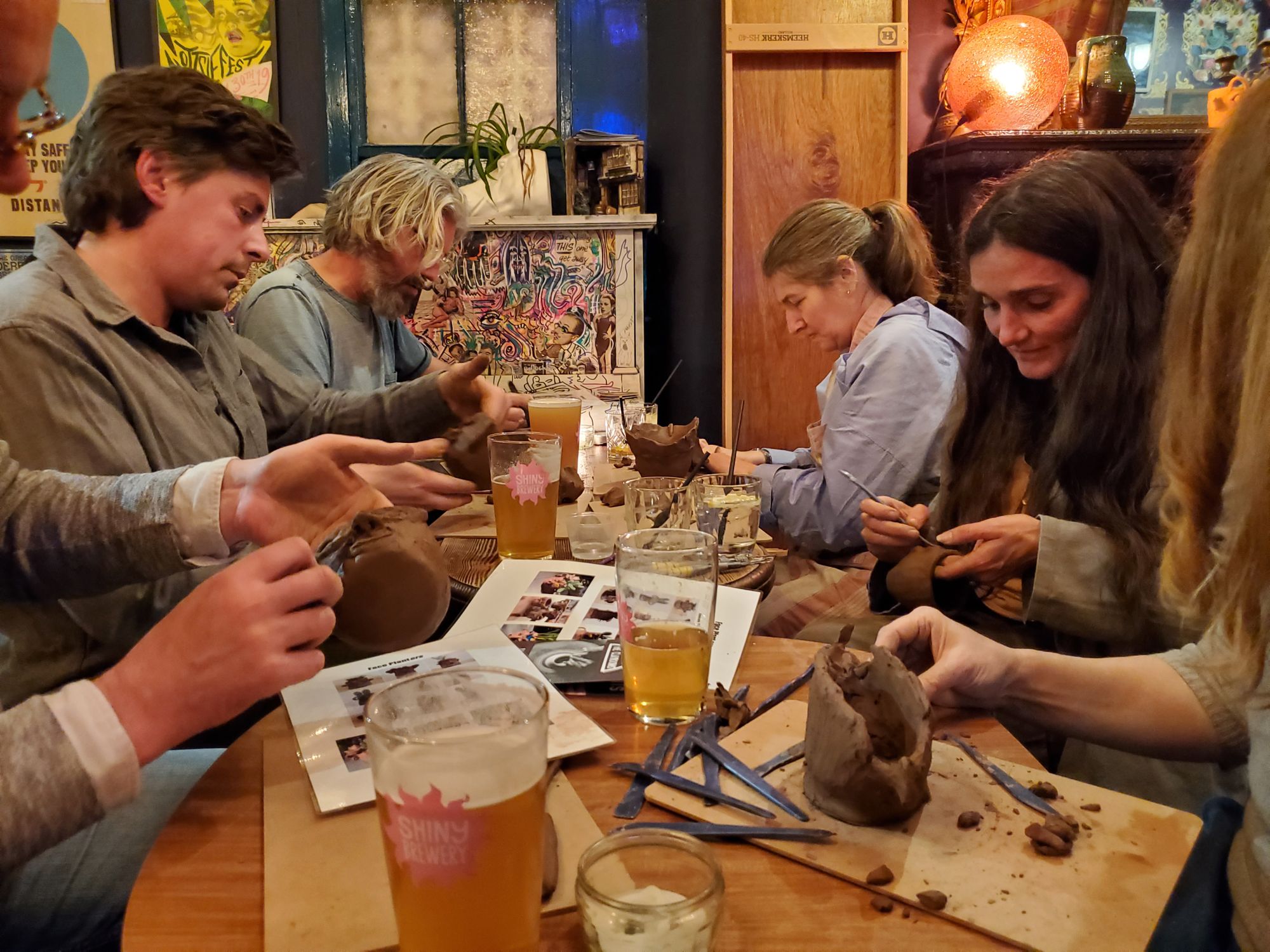 Craft beer while you craft pottery