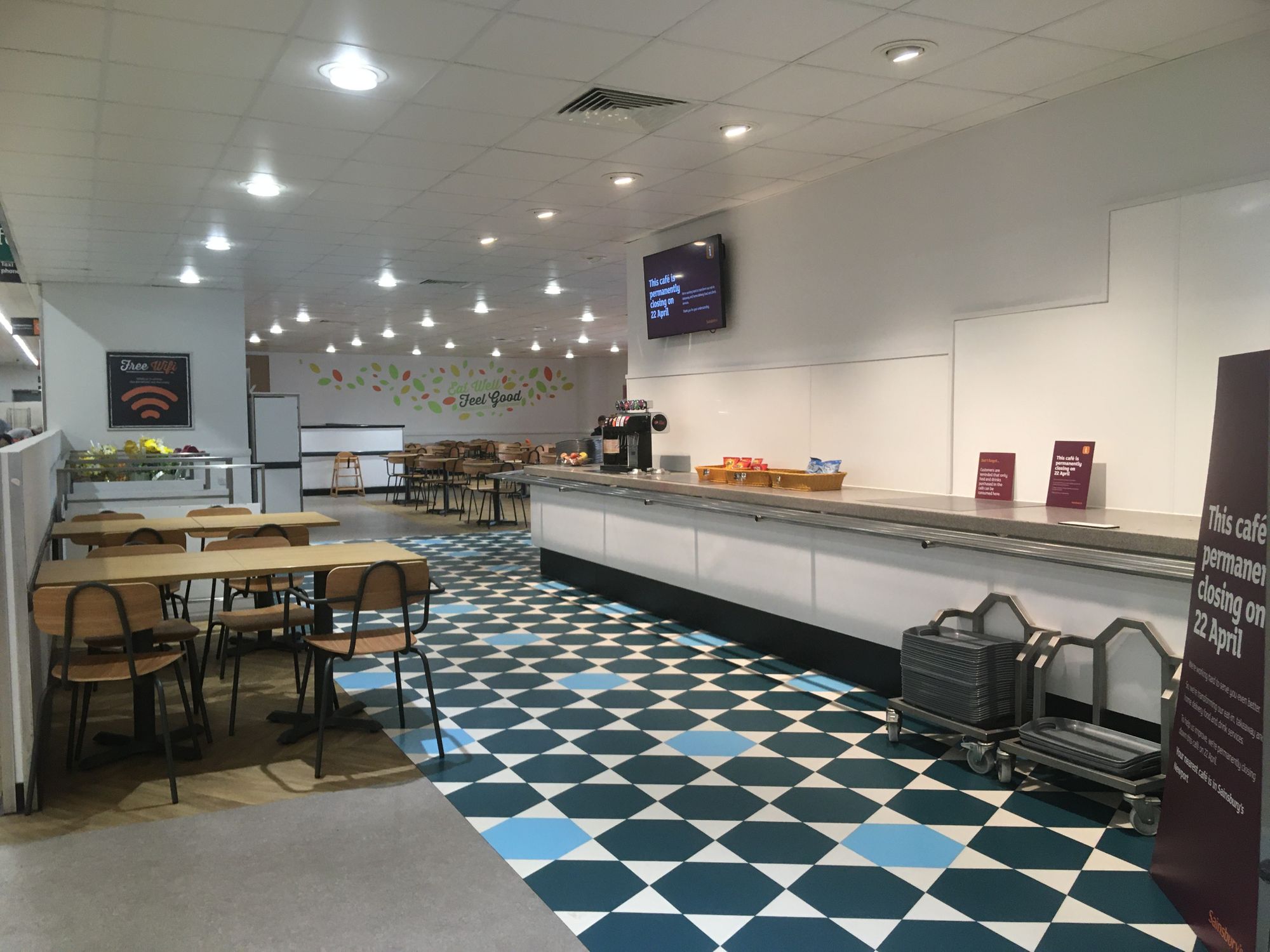 Closure of Penylan Sainsbury's cafe