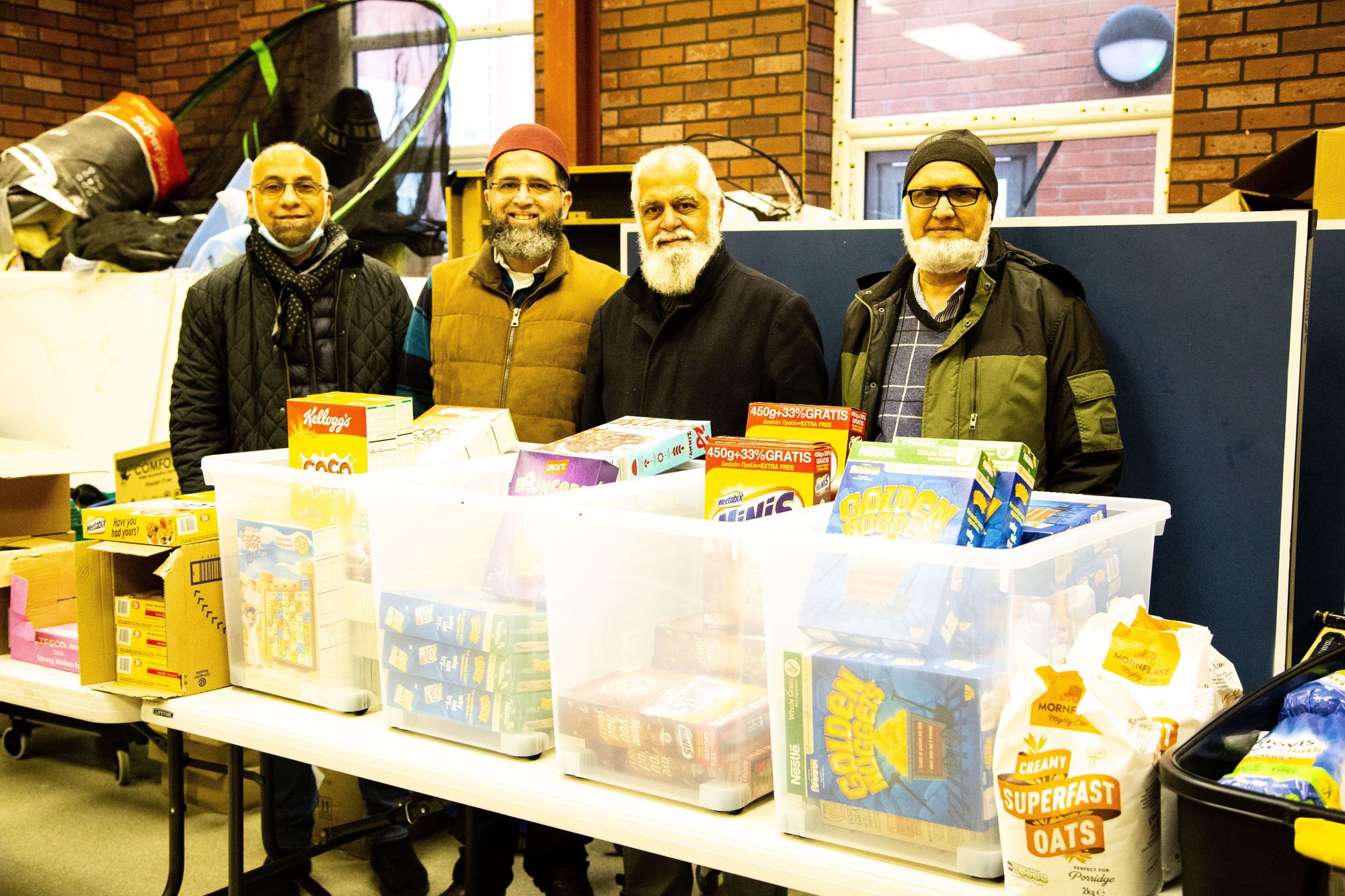Preston Muslim Centre provides families in need with food parcels
