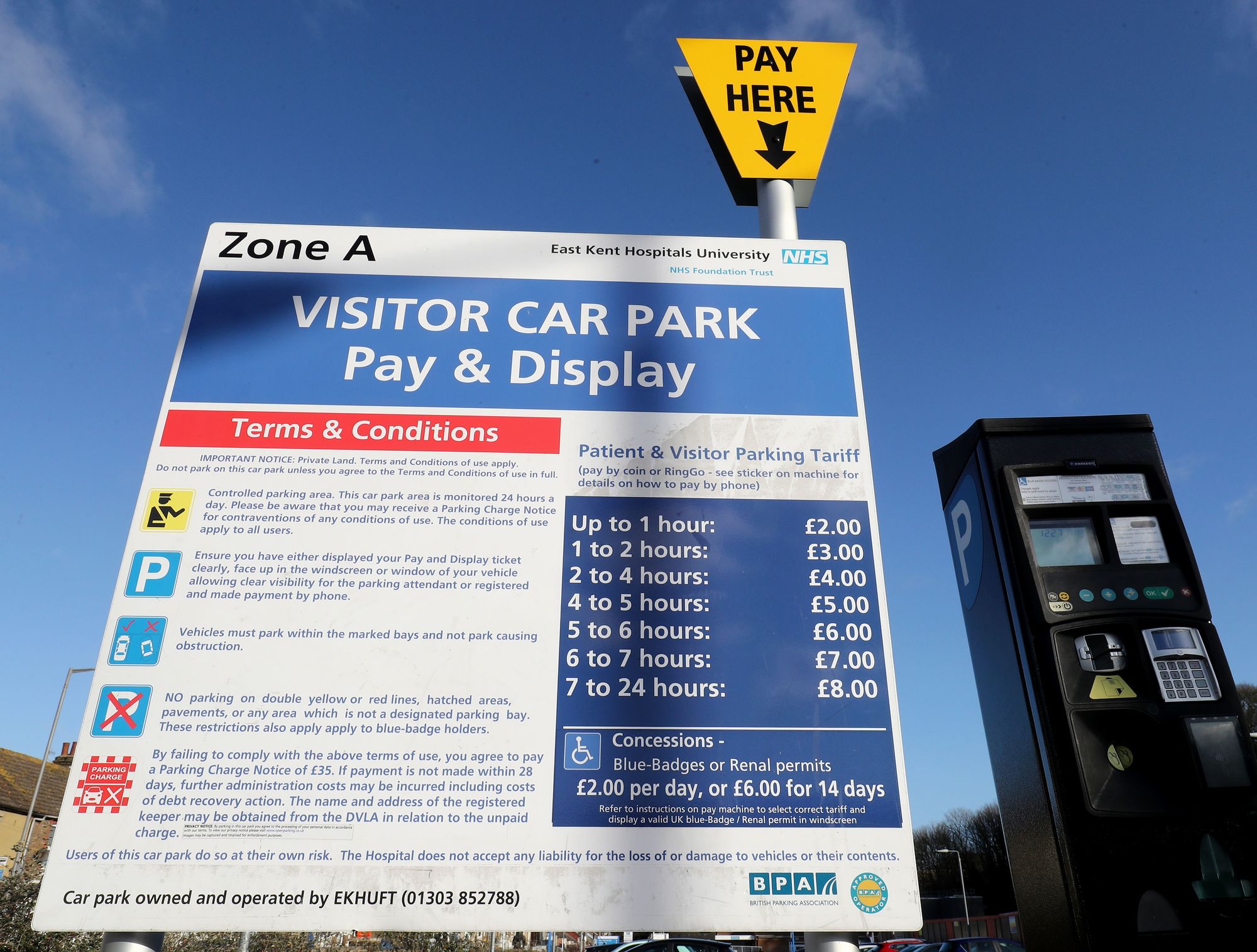 Have your say on ending free parking for NHS hospital staff in England