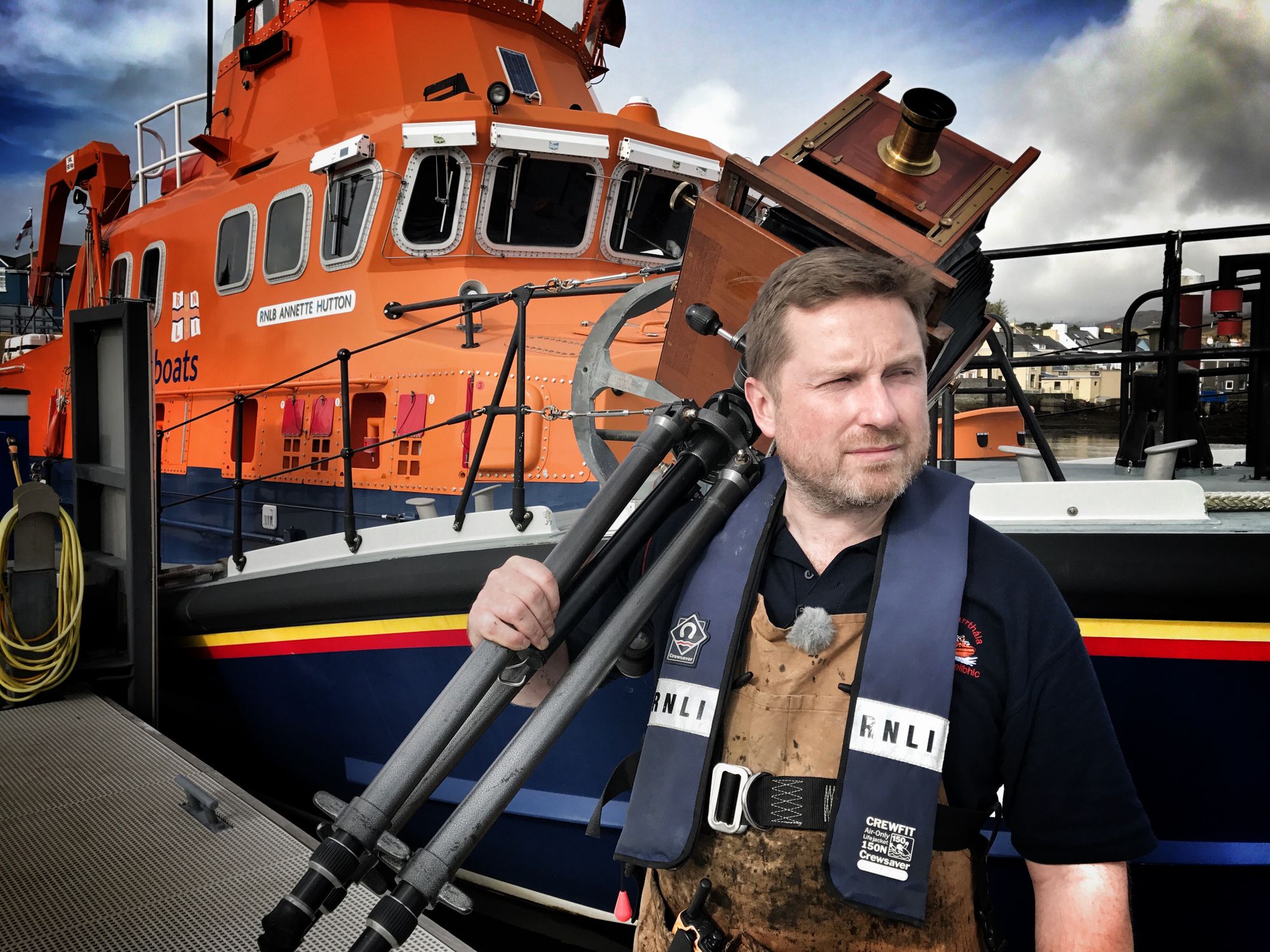 Vintage photographer focuses his RNLI mission on the Wirral coast