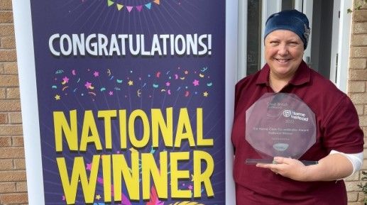 East Midlands care worker wins at National Great British Care Awards