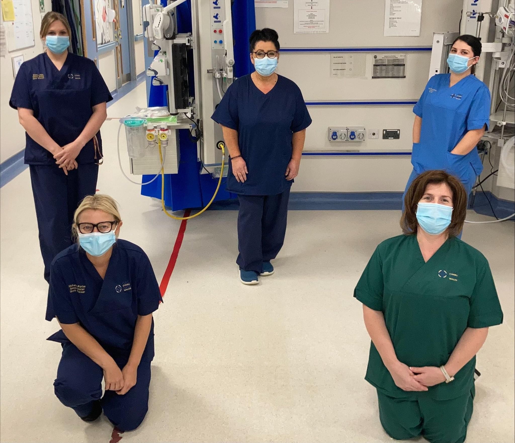 Swansea Bay Health Board nurses going the extra mile to help raise funds for Ukraine
