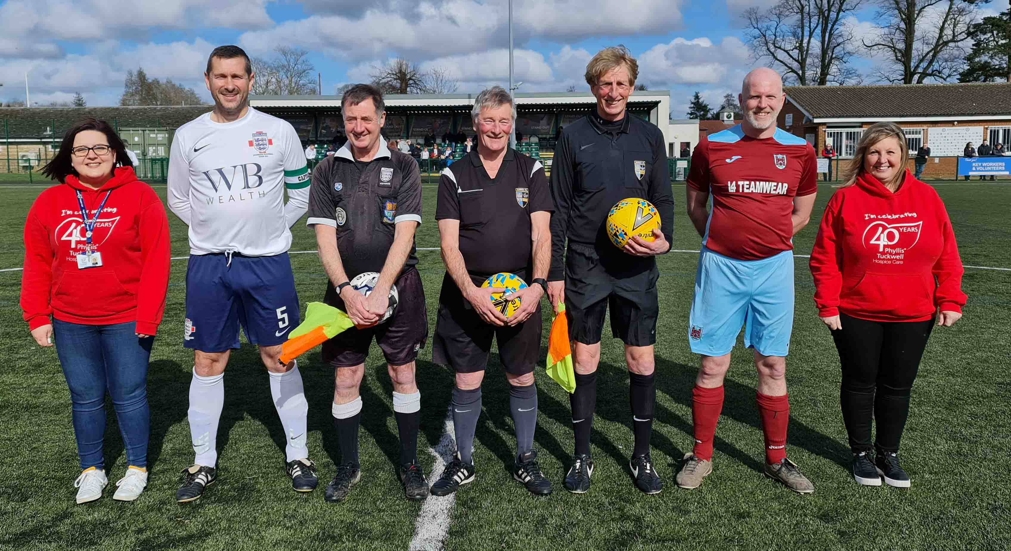 England veterans turn out for Farnham hospice