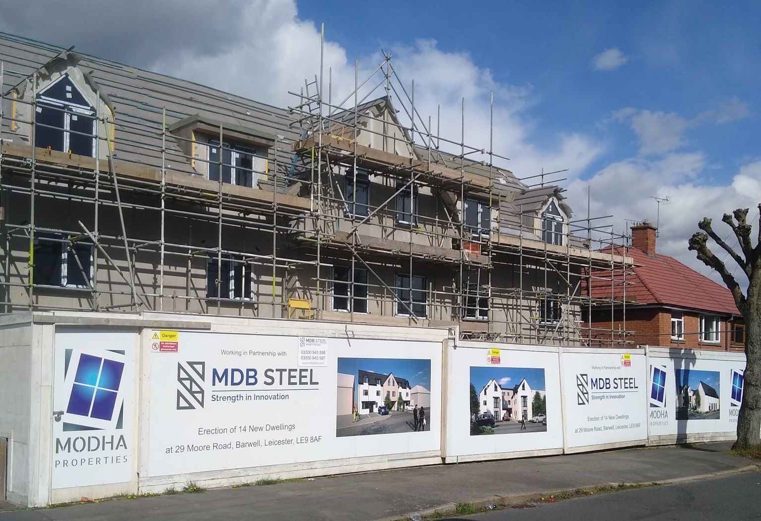 Youths detained after reports of damage to property on building site in Barwell