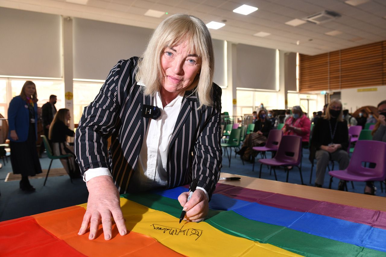 Gower College Swansea celebrates Rainbow Week