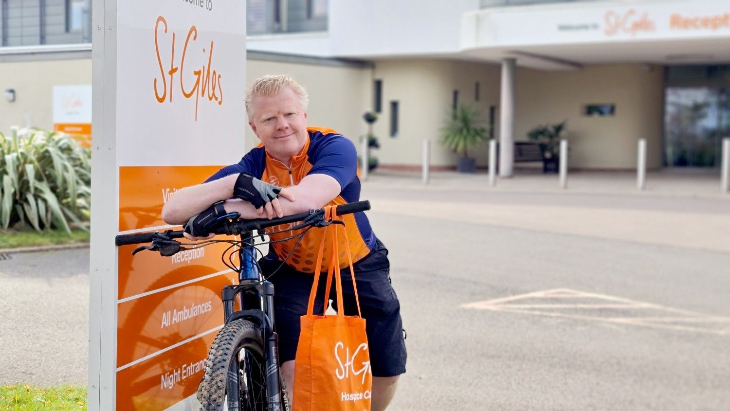 Cyclist urges others to join him in a fundraiser challenge for Lichfield hospice