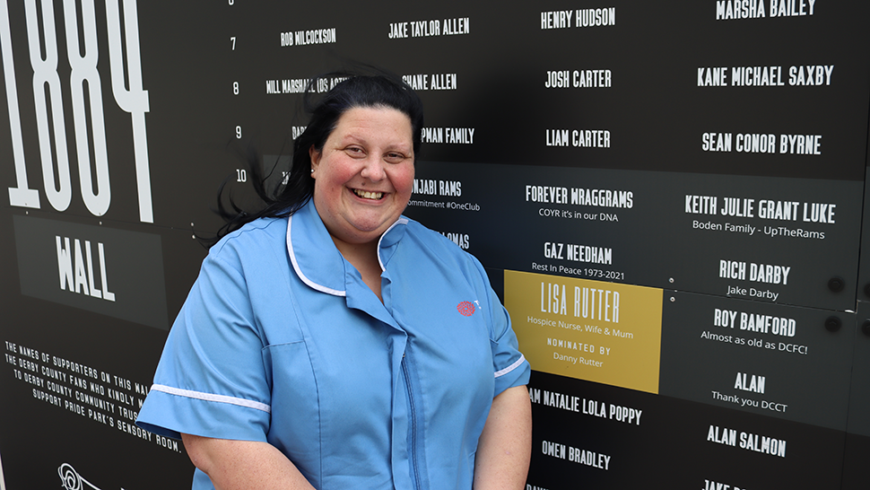 Derby nurse celebrated for her work during the Covid-19 pandemic