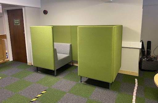 Grŵp Llandrillo Menai introduces pods for students who need a quiet space