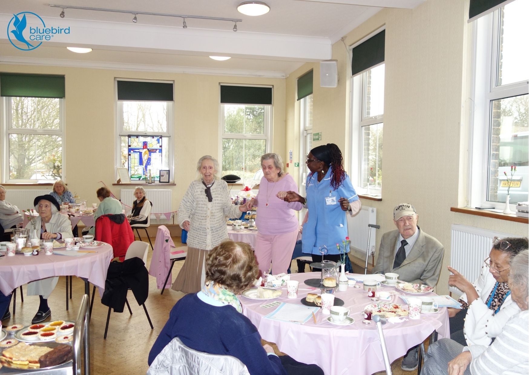 Home care provider brings together staff and clients with tea party