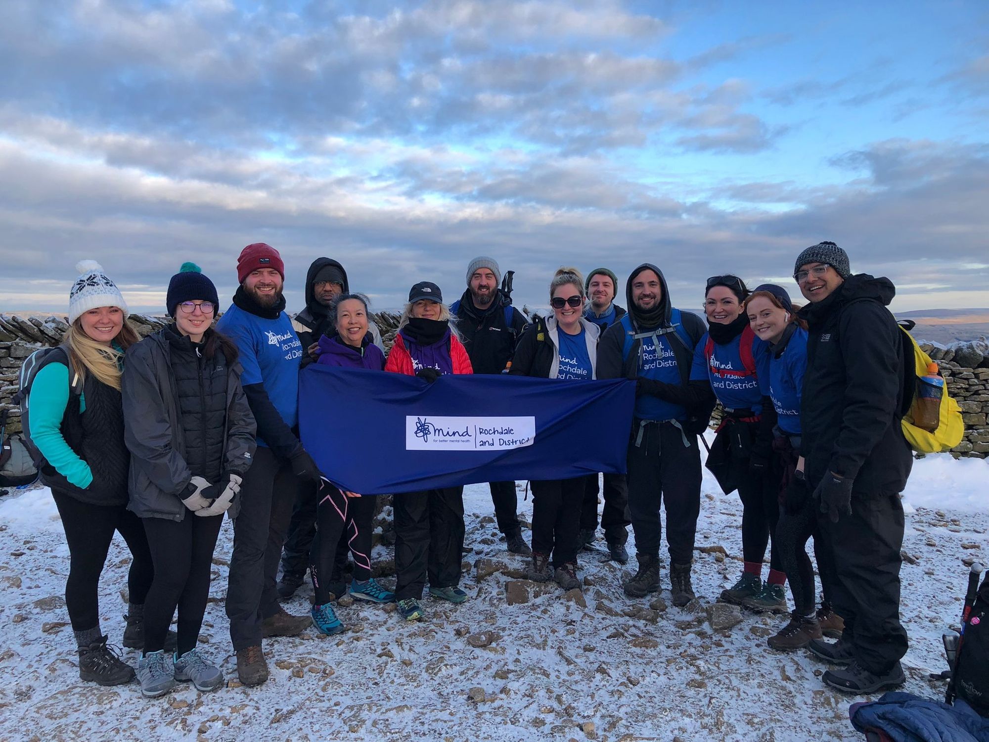 Rochdale mental health charity takes on Yorkshire three peaks challenge