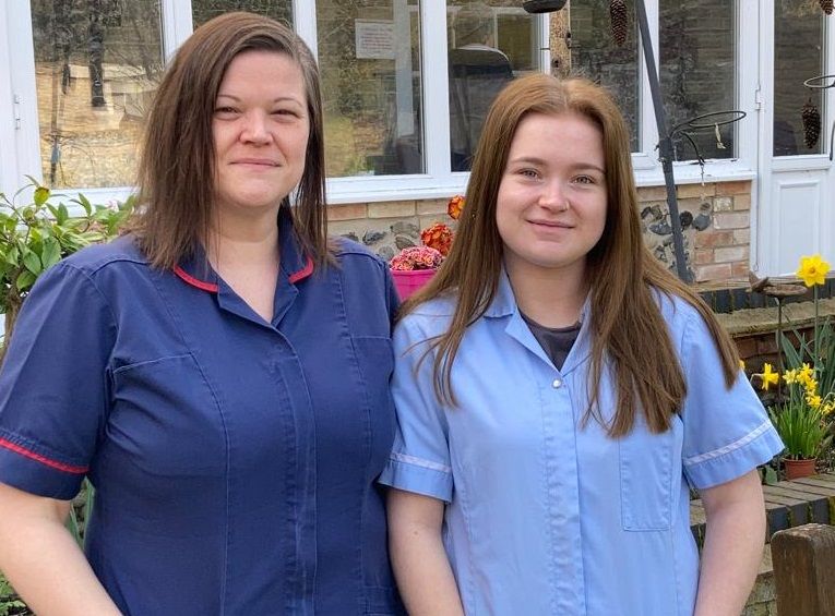 Six care worker sisters celebrate siblings day at an Ixworth care home