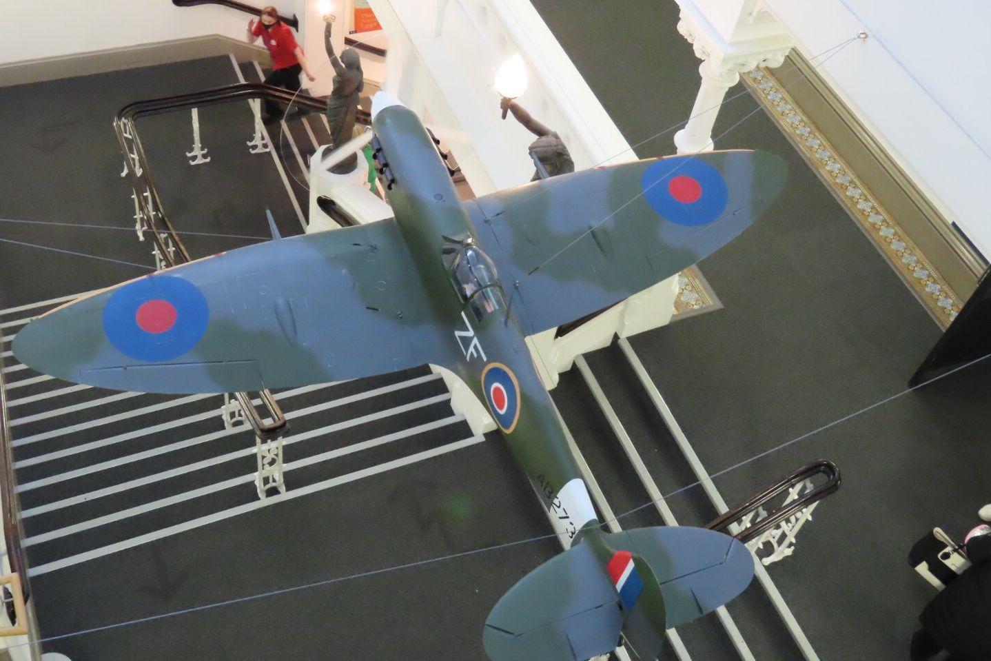 Southport Nostalgia: Spitfire sculpture wows Atkinson visitors