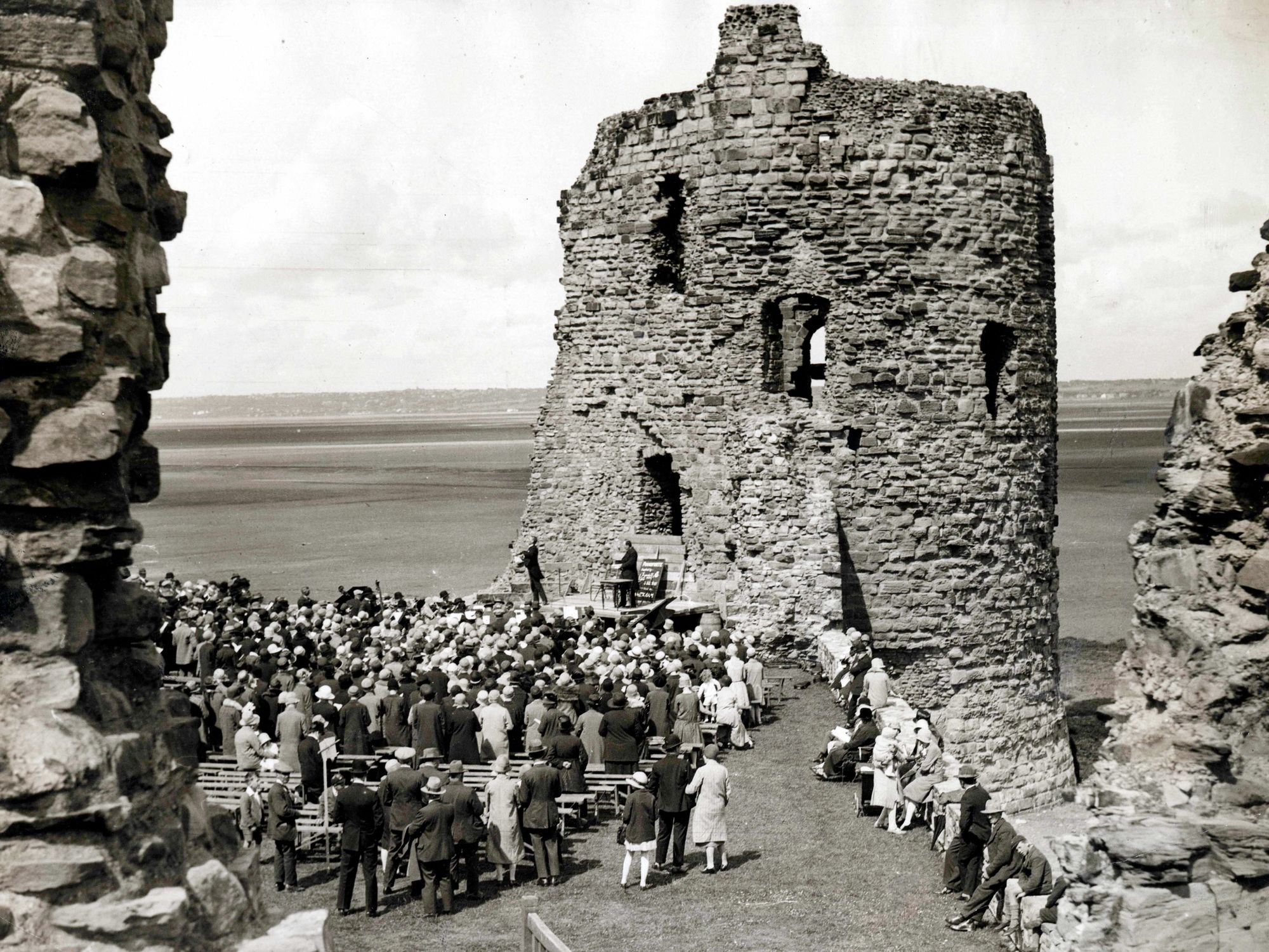 Castle capers in North Wales in past years