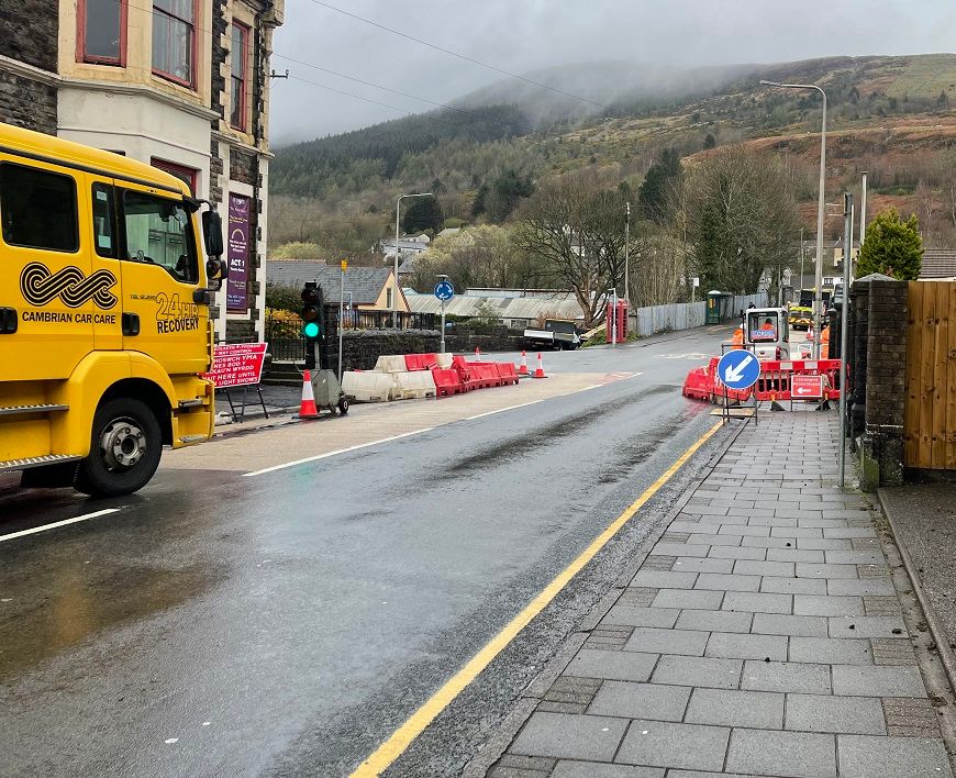 Sunday road closures in Ton Pentre