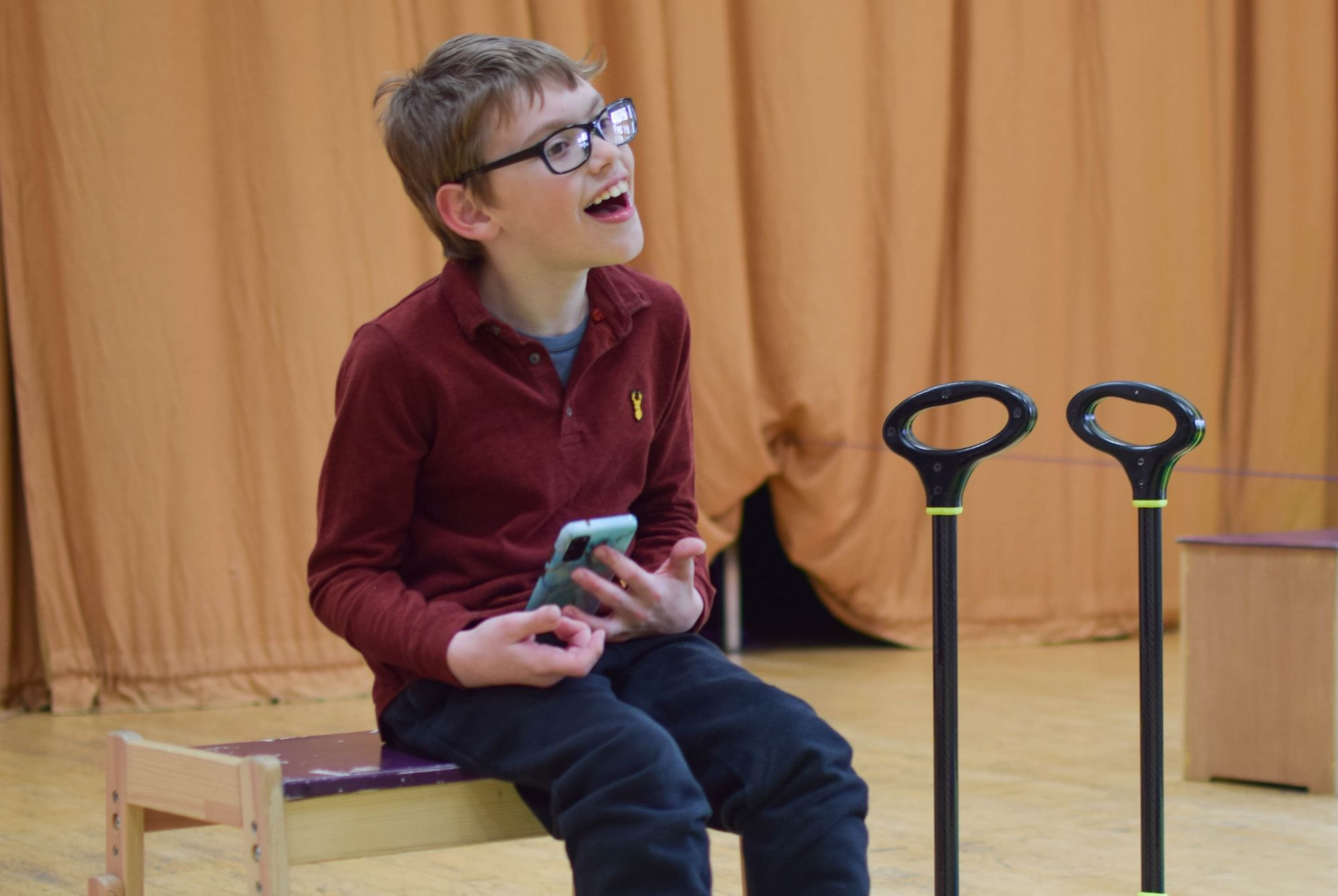 Cerebra and university collaboration helps boy’s mobility with innovative crutches
