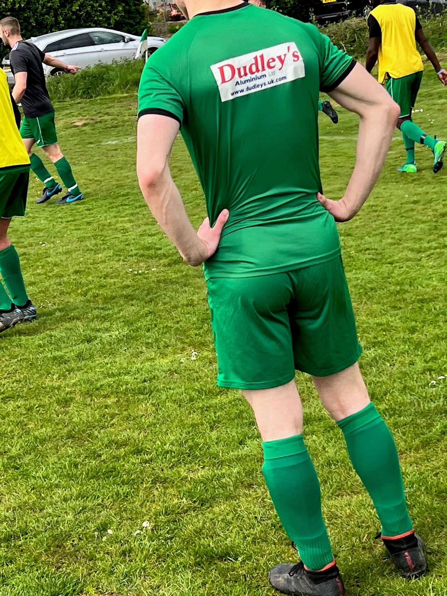 Local company sponsor Caerleon AFC