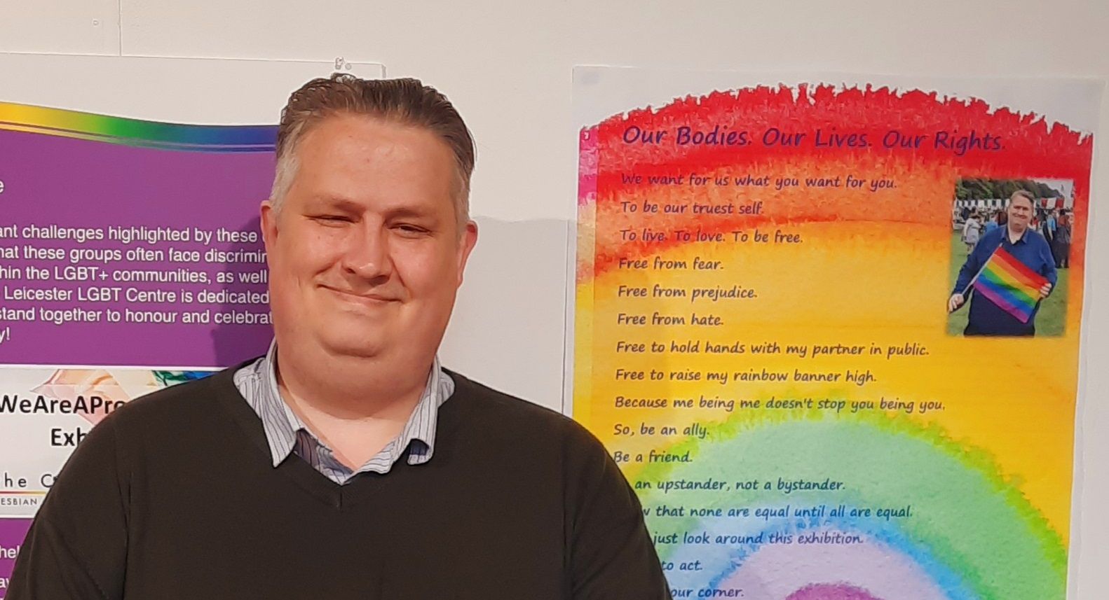 Display in Hinckley highlights discrimination against LGBT people