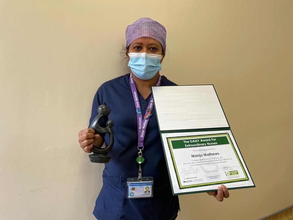 Stafford nurse wins prestigious award