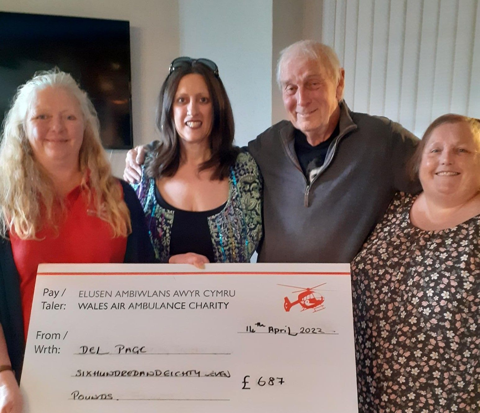 Llandysul man raises over £600 for Wales Air Ambulance with charity gig