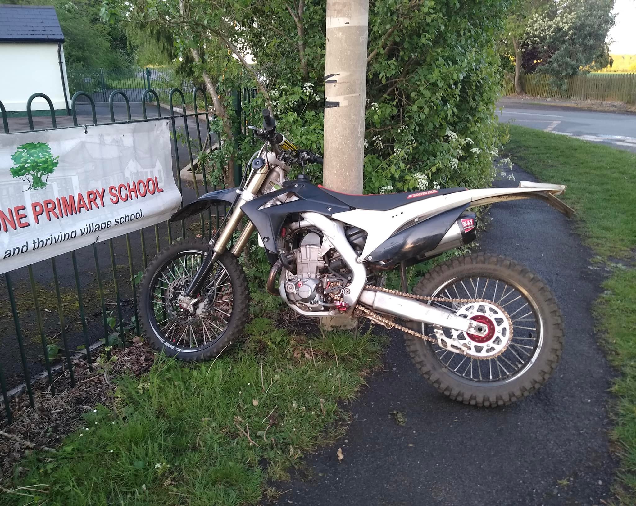 Police seize motorbike with no tax and insurance near Market Bosworth