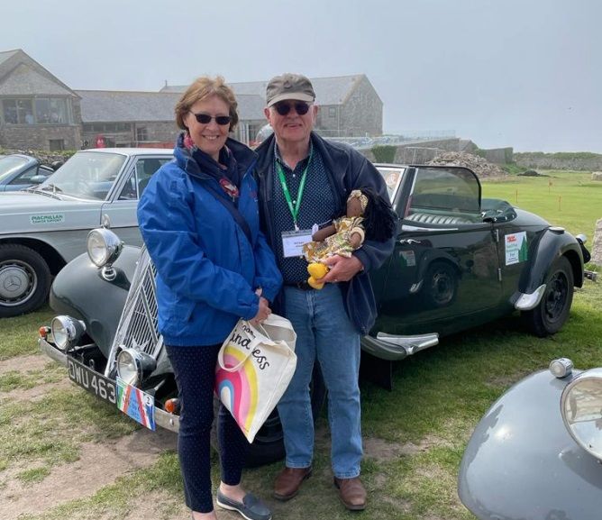 3,250 miles and £5k raised as Hook couple complete classic cars tour