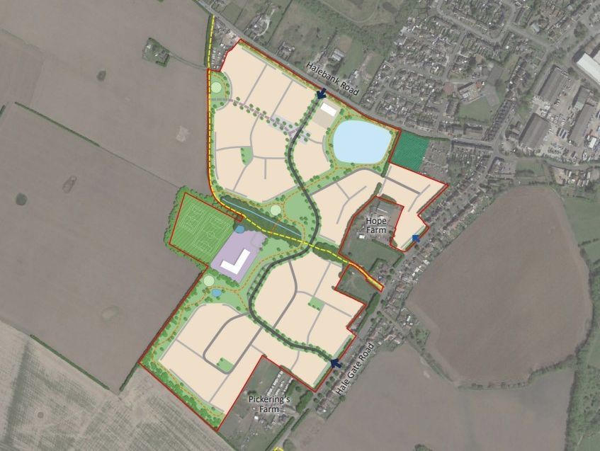 500 more houses and local centre plus school could be built on former