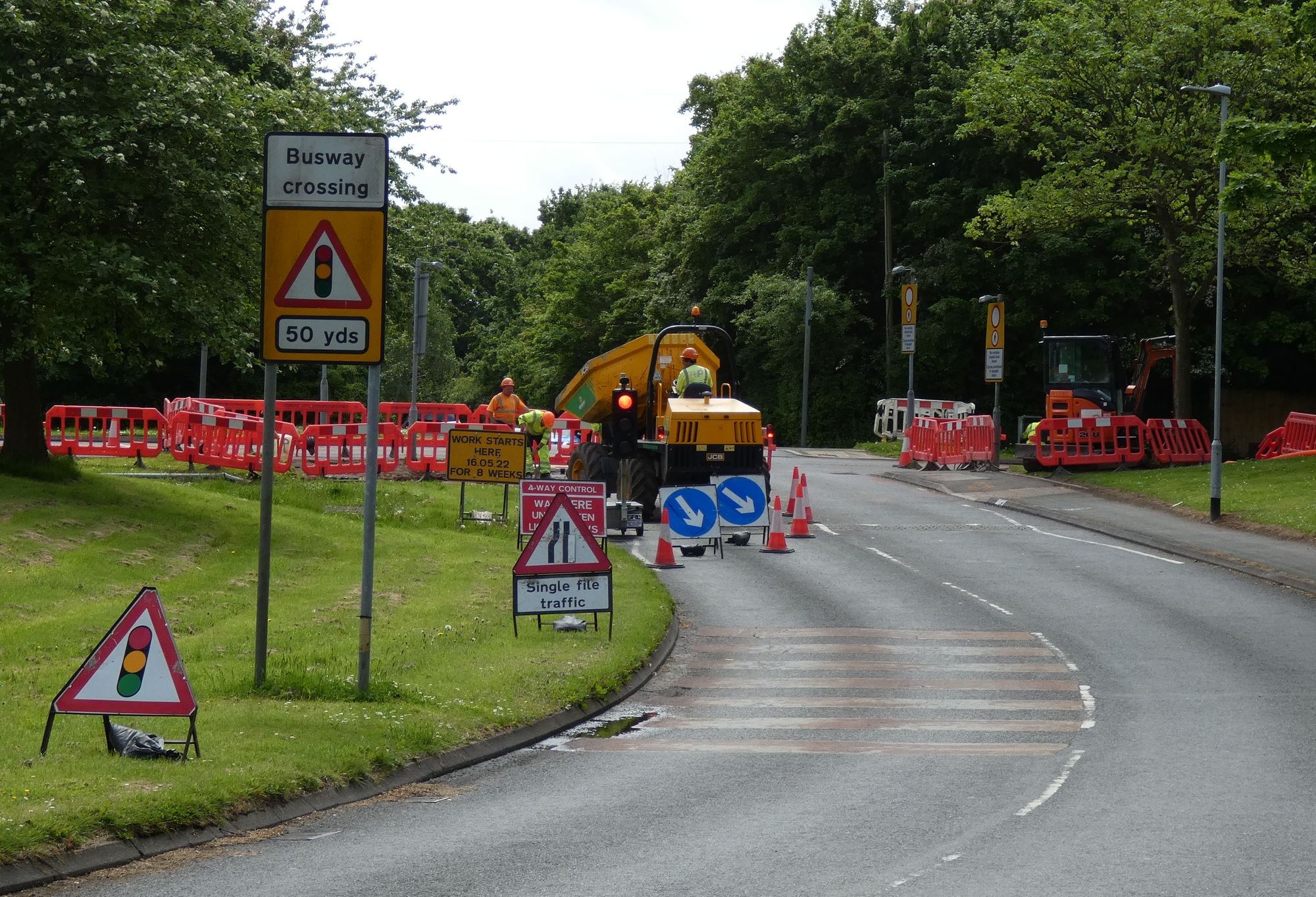 Six week weeks of road works to install crossing near Runcorn school