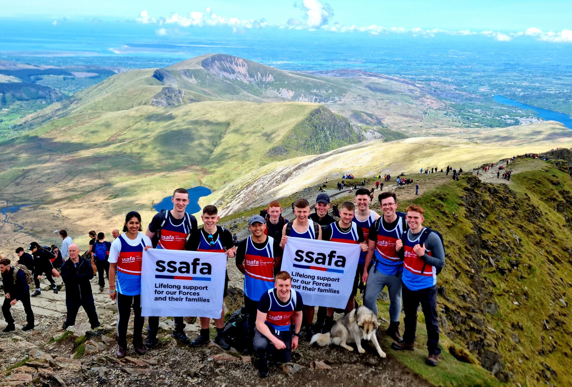 RAF Cosford Aviator smashes Snowdon target for SSAFA