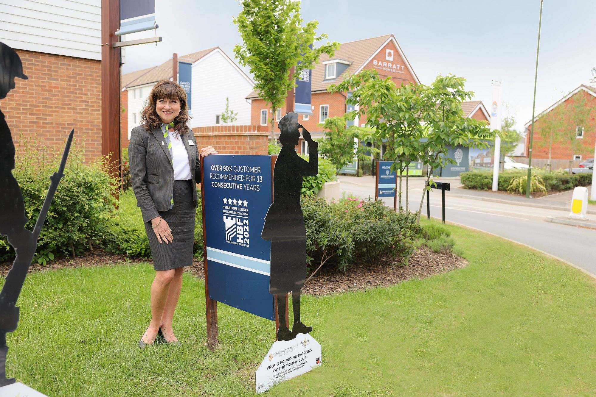 Kent housebuilder marks VE Day by placing Unknown Women in War figures