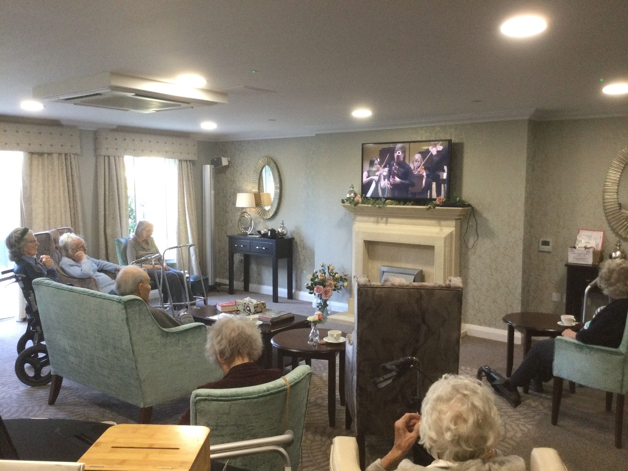 Wimbledon couple 'compose' classical music activity club at London care home