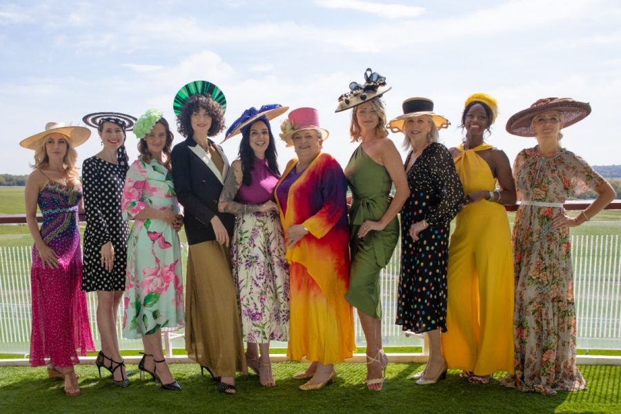'Hats fit for a Queen' created by leading milliners on display at Cazoo Derby