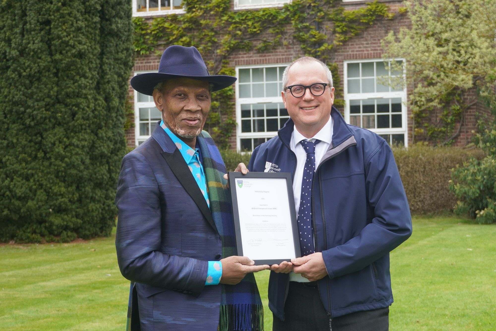 Writtle University College awards food pioneer with honorary degree