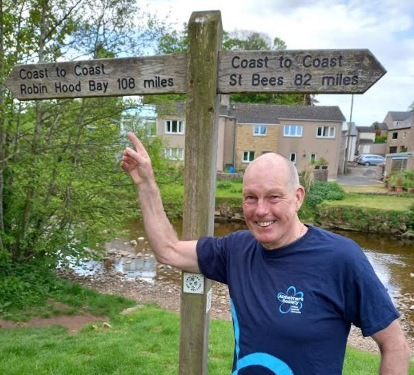 Rochdale man completes coast-to-coast walk for Alzheimer’s Society
