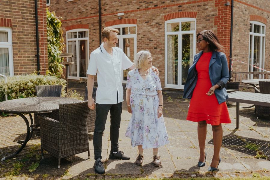 Caterham care home resident plays vital role in staff recruitment