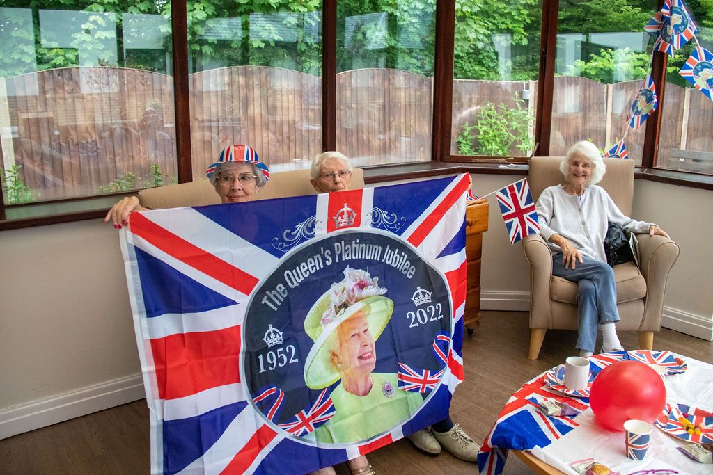 Jubilee celebrations in full swing at Burnley care home