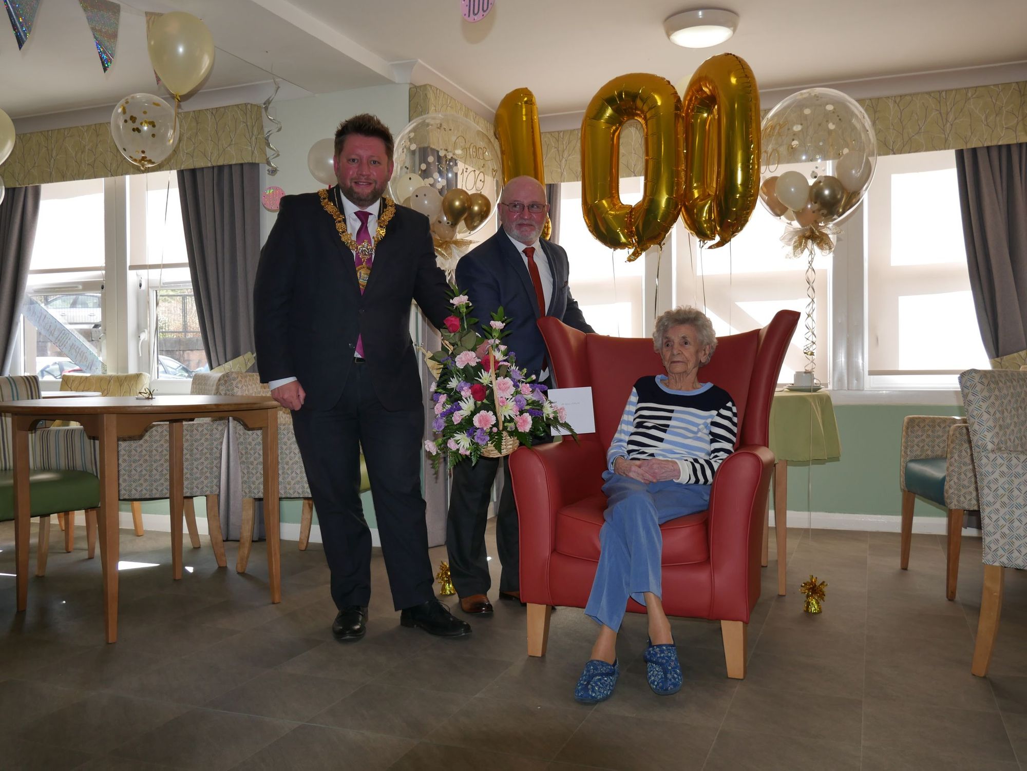 VIP treatment for Grace as she celebrates her 100th Birthday