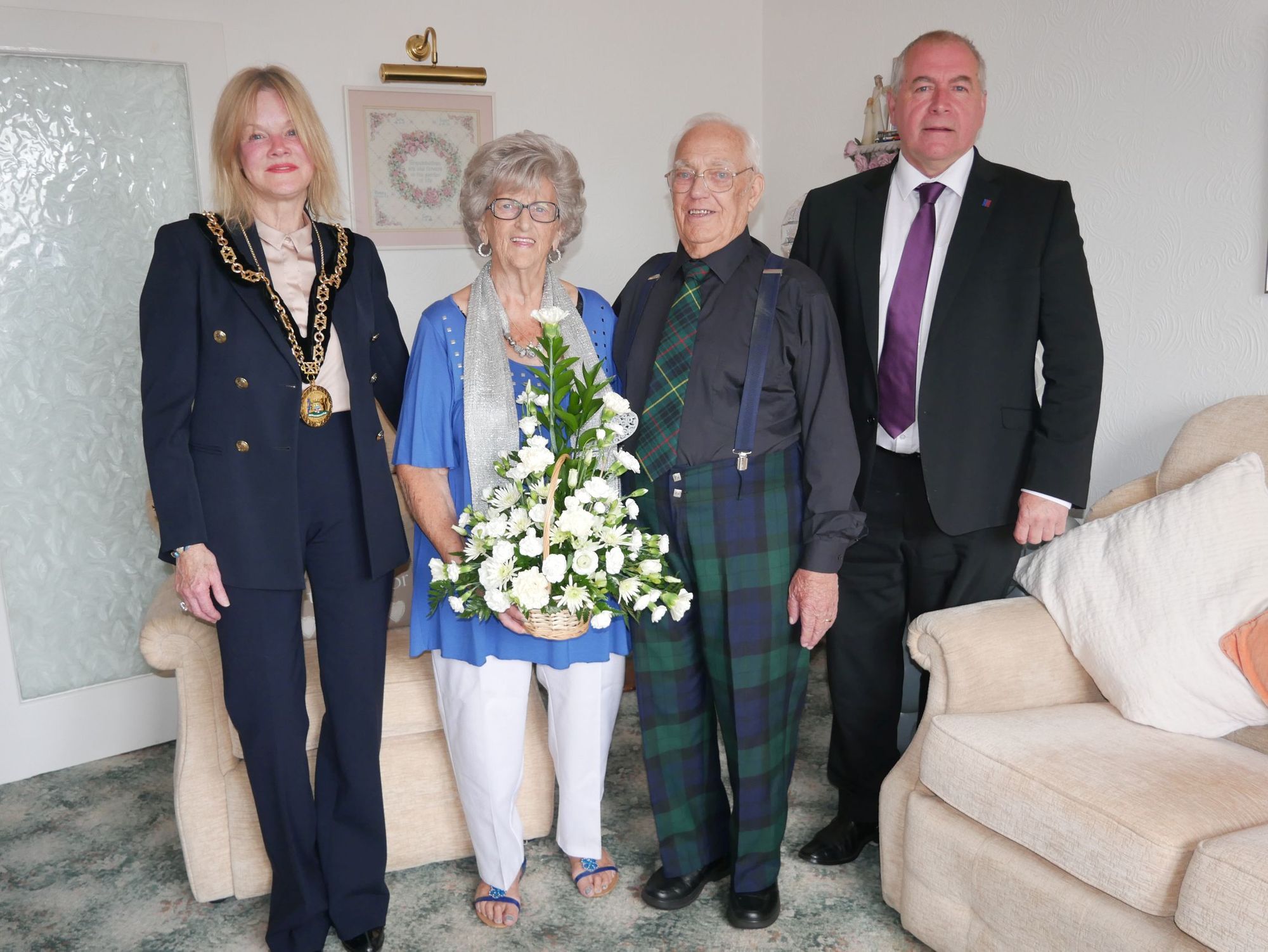 Ayrshire couple celebrate Platinum Wedding Anniversary