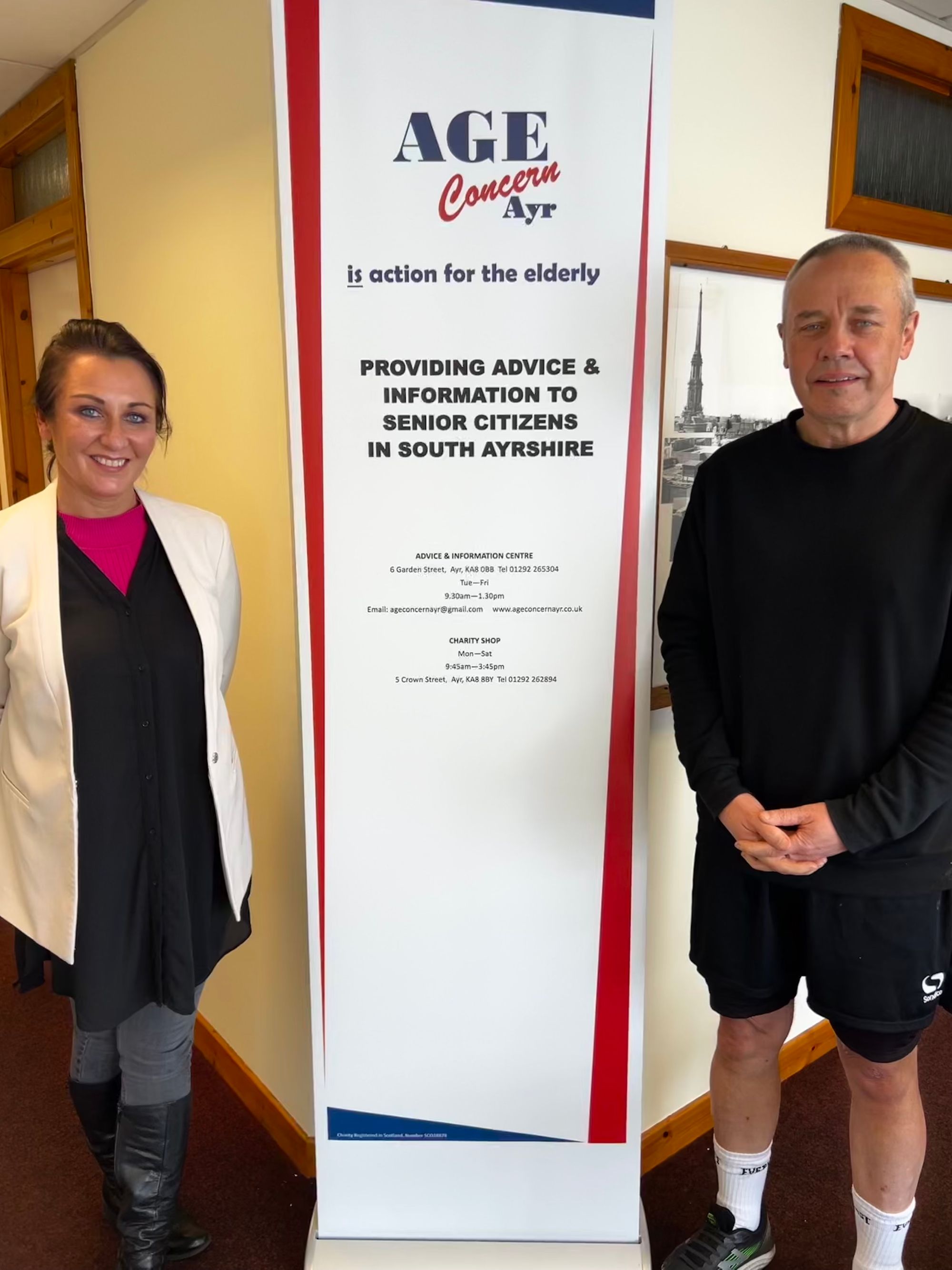 Age Concern outlet in Ayr is hailed as "fantastic service"