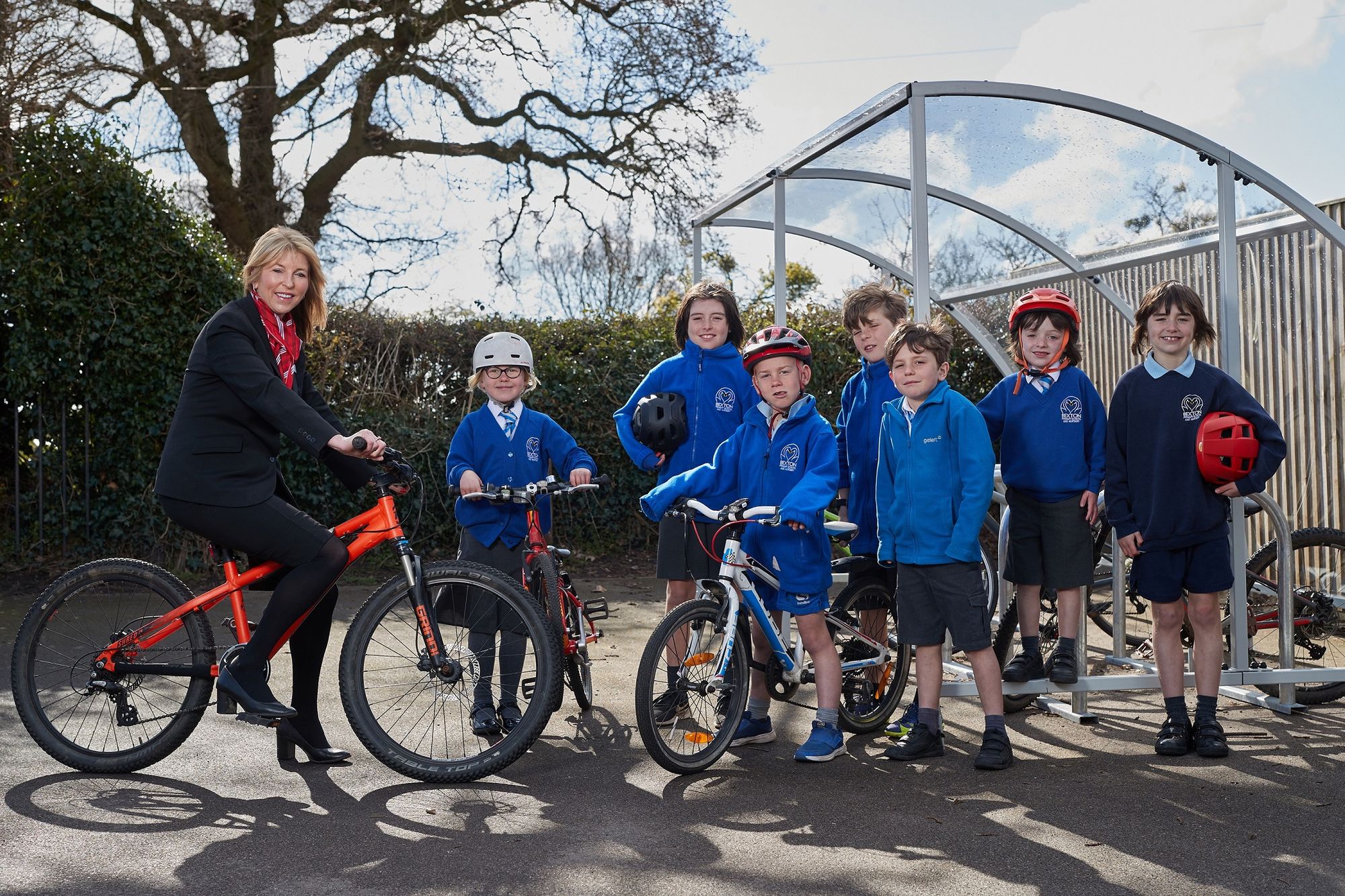 Knutsford school wheels in help from housebuilder