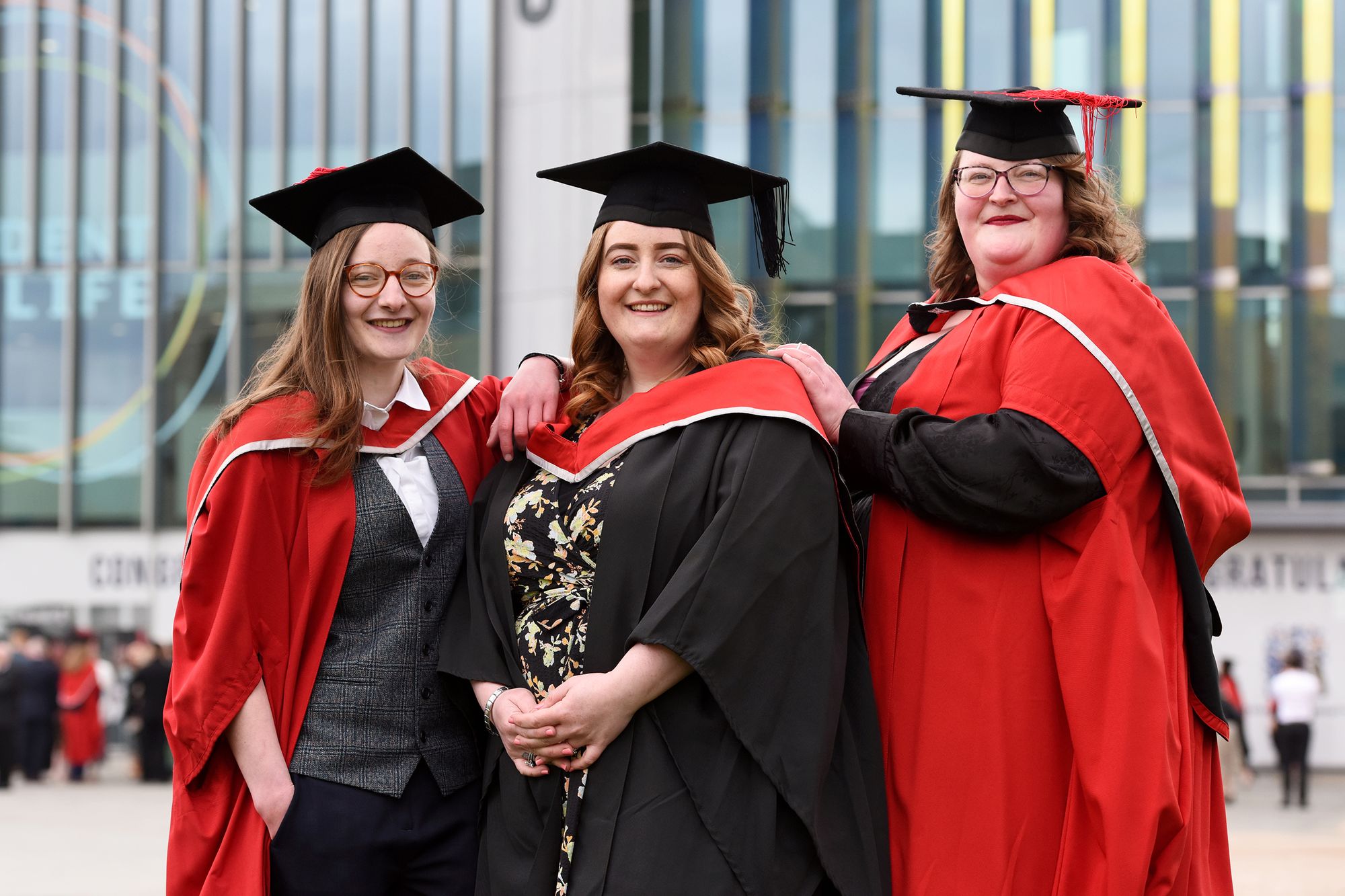 Triple celebration as Stockton sisters graduate on the same day